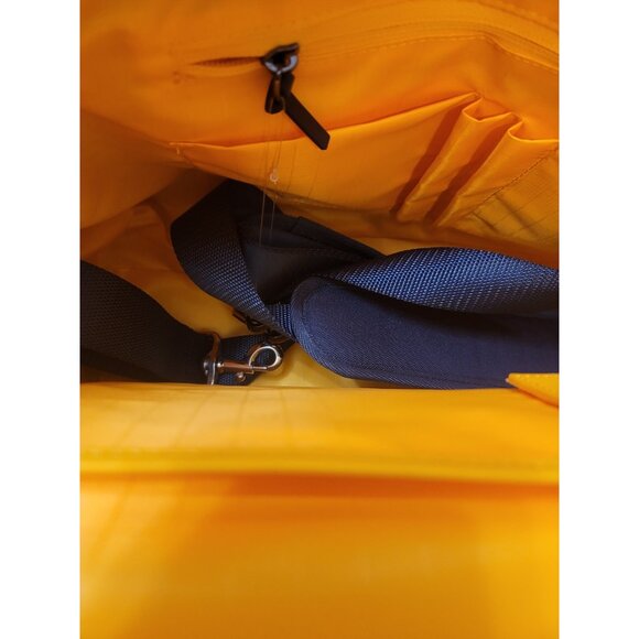 Mokobara The Cabin Duffle Work Bag Leather Water Resistant 15" Laptop Blue New - Picture 14 of 15